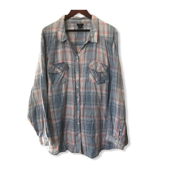 denim camp shirt